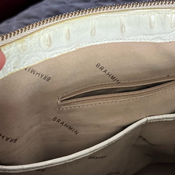 X sold x Brahmin handbag EUC Oyster color - Picture 9 of 12